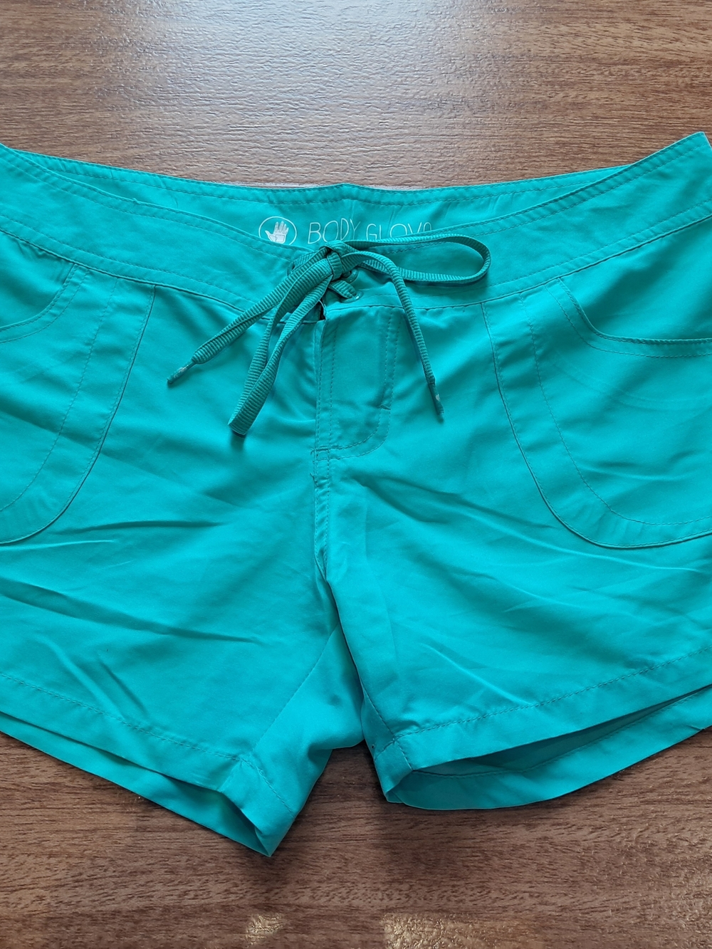 Body Glove Women's Teal Drawstring Swim Shorts